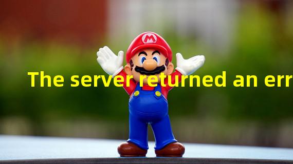 The server returned an error messageThat model is currently overloaded with other requests. You can retry your request, or contact us through our help center at help.openai.com if the error persists. (Please include the request ID fb15d5e07510aa73b81